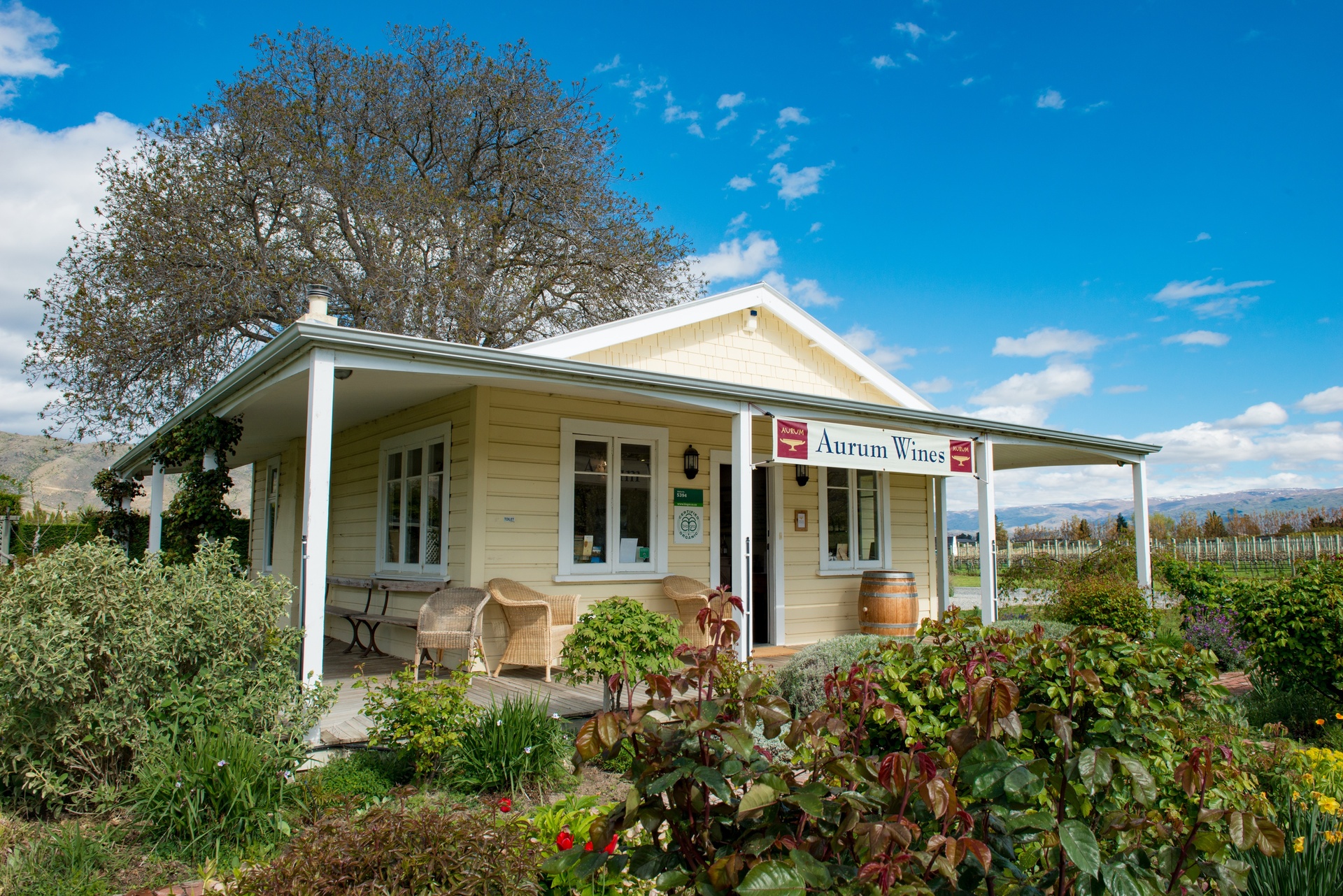 Organics is the defining philosophy of Aurum. Both the vineyard and winery use certified organic practices.
Photo / Image Central, Tourism Central Otago