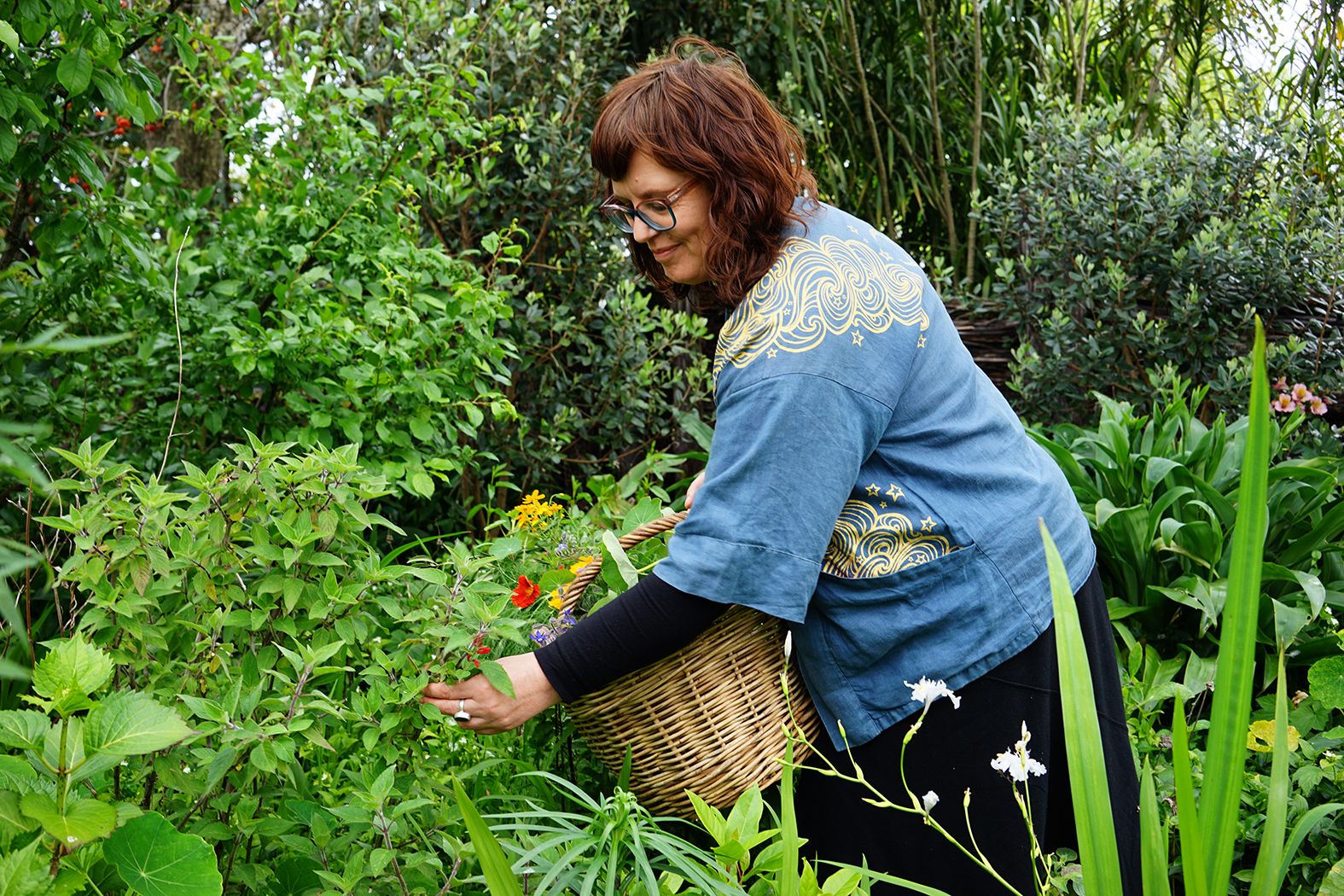 Palmerston North urban forager and author Helen Lehndorf says when you have lost your footing the natural world can support you. Photo / Supplied