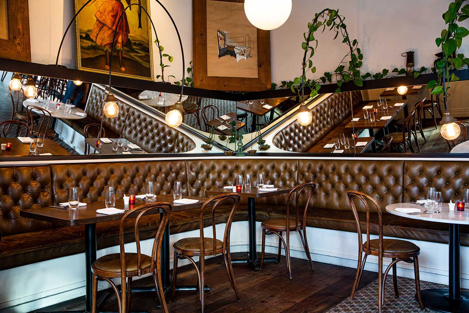 The dining room at Baduzzi. Photo / Babiche Martens