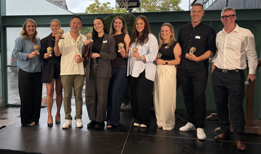 The line-up of Imanz award winners.
