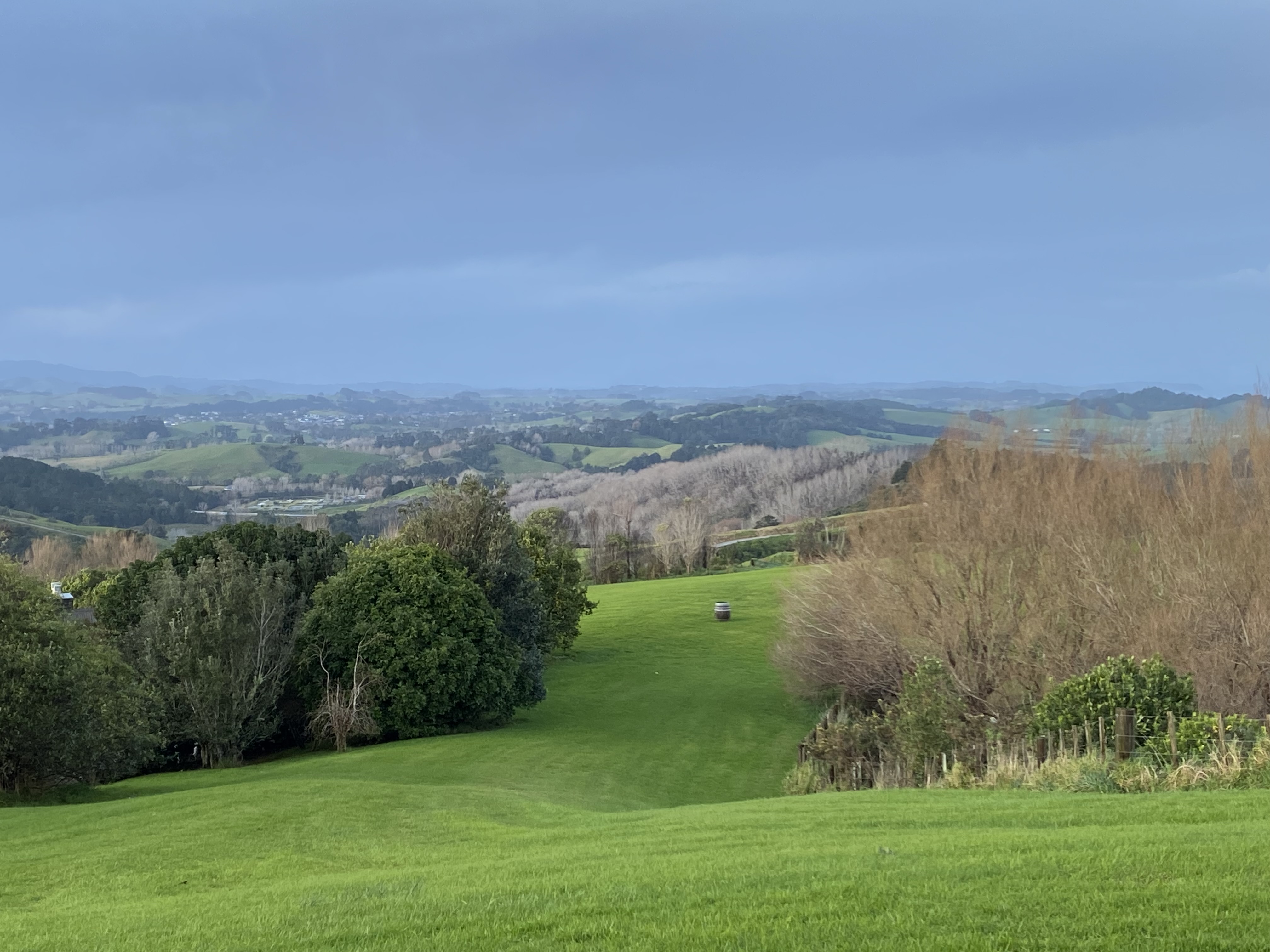 The views showcase a long and vast lawn that slips into endless pastures. Photo / Anna Sarjeant