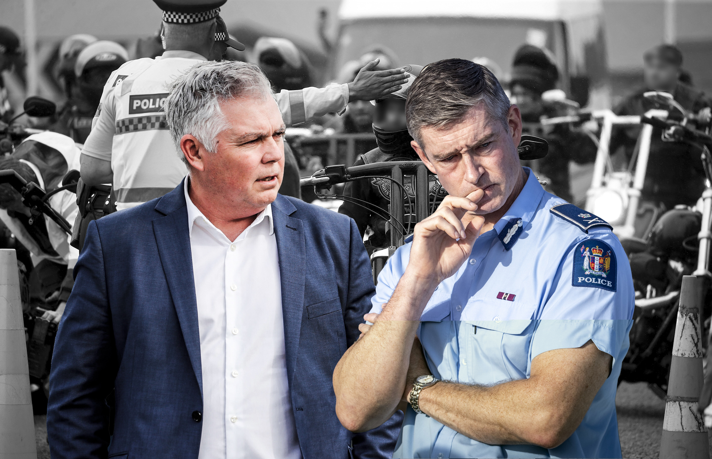 Justice Ministry officials are concerned that a possession ban order will have a detrimental impact on social cohesion, and undermine police's de-escalation work on gang crime and anti-social behaviour. Photo / Alex Burton