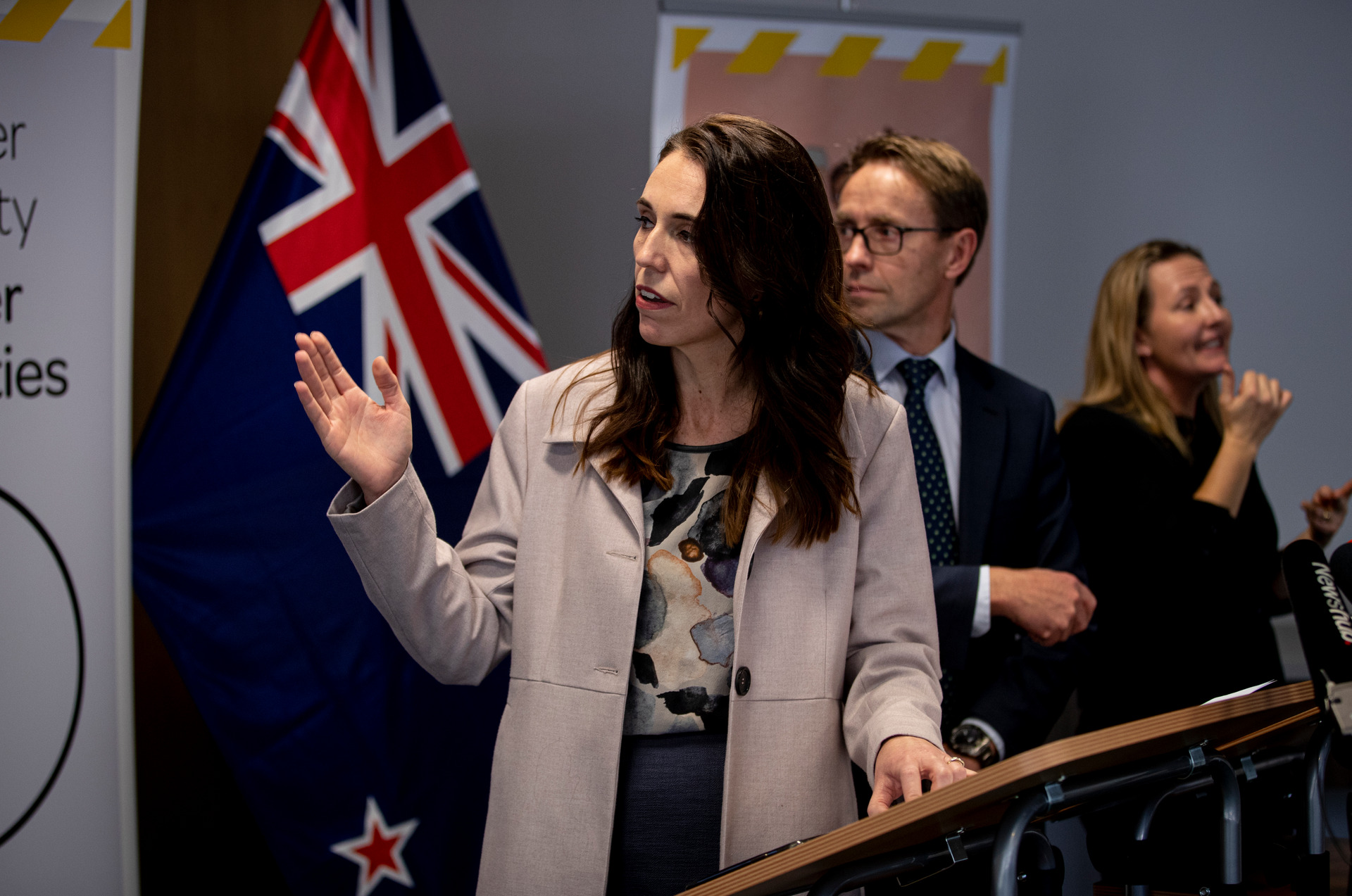 Managing expectations was a major consideration when Jacinda Ardern and Ashley Bloomfield announced the age cohorts for group 4 last month. Photo / Dean Purcell