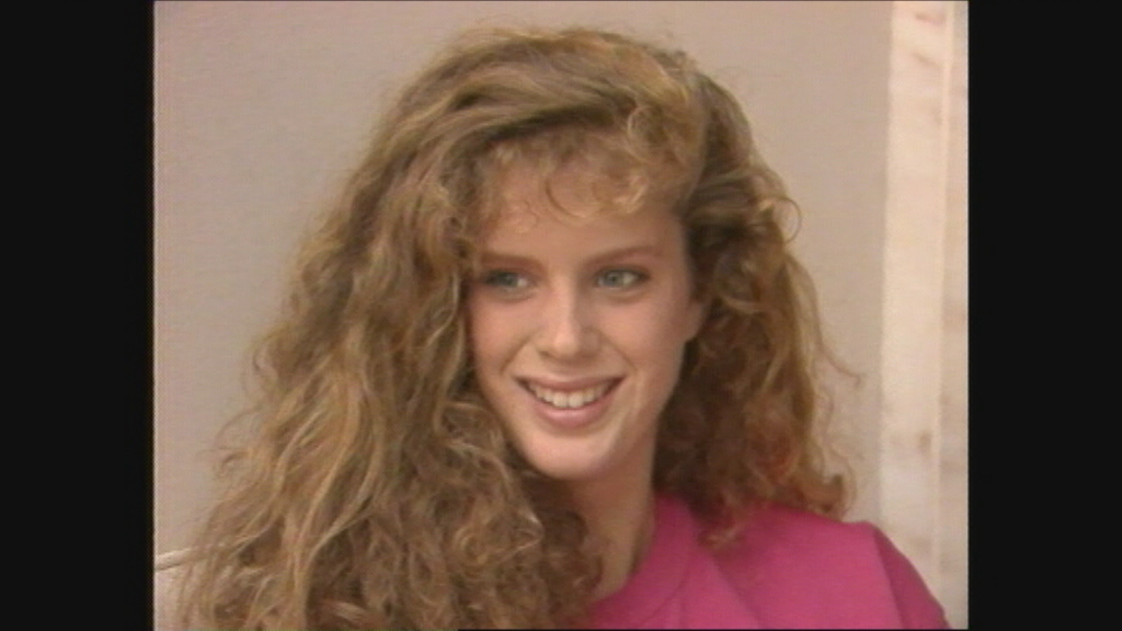 Rachel Hunter appears on Top Half in 1986. Photo / TVNZ