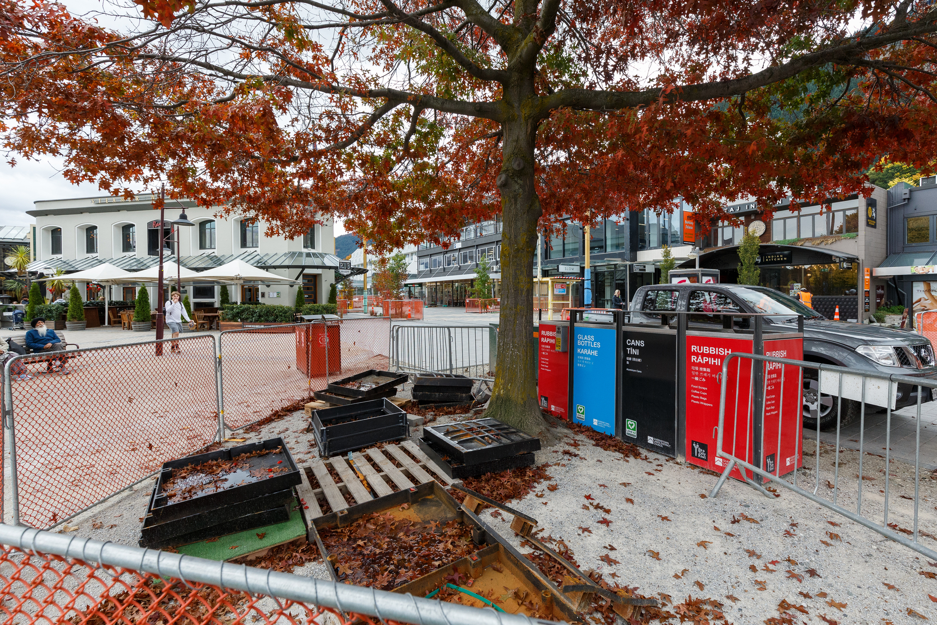 Metal fences are now a common sight in Queenstown. Photo / James Allan