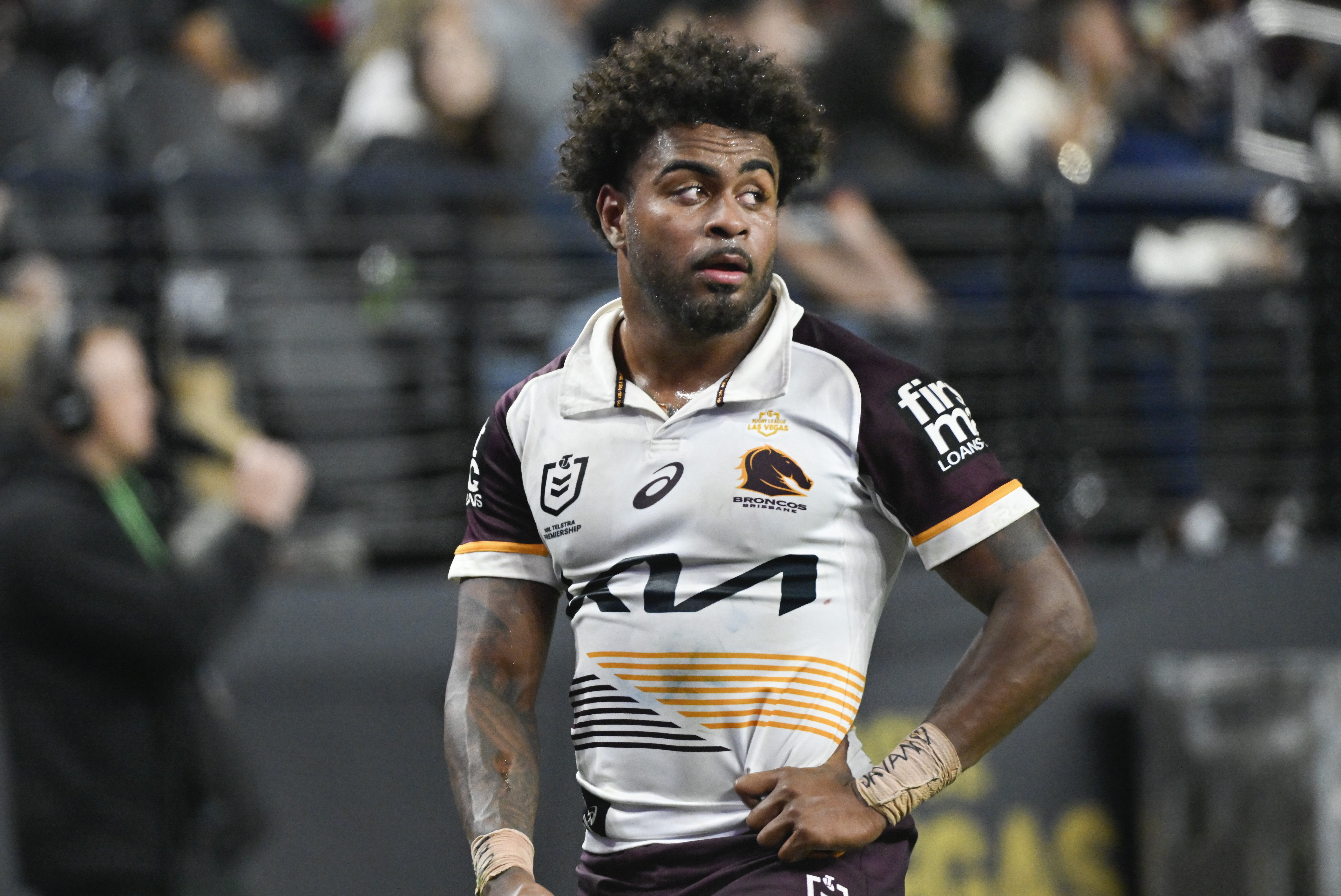 NRL and Brisbane Broncos player Spencer Leniu accused of racial slur by  Ezra Mam, placed on report - NZ Herald