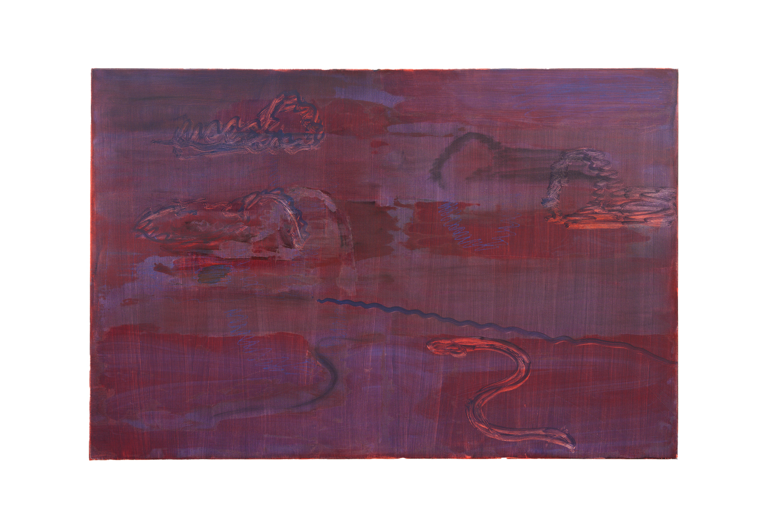 Anoushka Akel, 2022. Oil on canvas, 1000 x 1500mm. Photo / Courtesy of the artist and Michael Lett