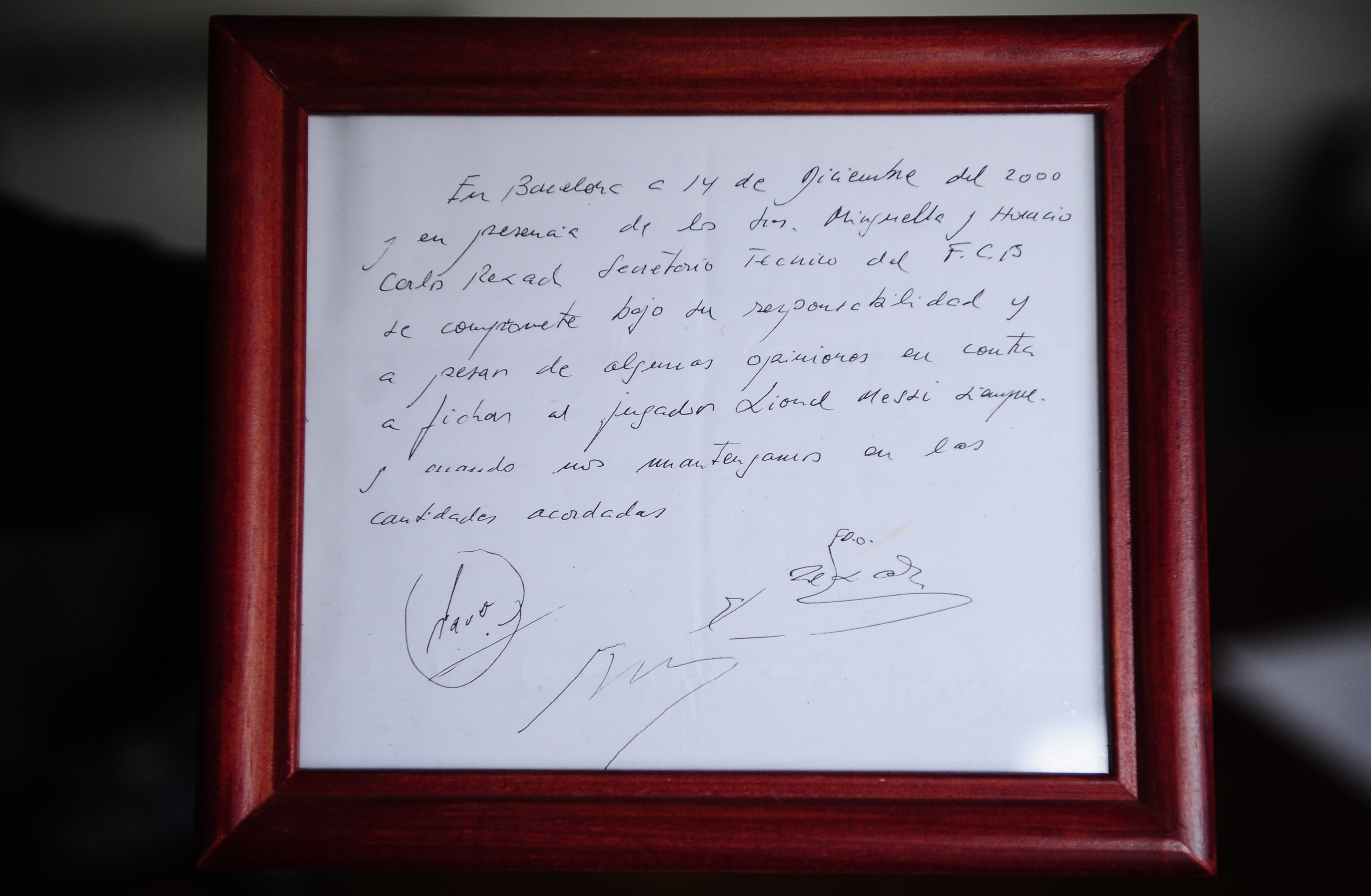 Messi was just 13 when he signed for Barcelona. Photo / AP