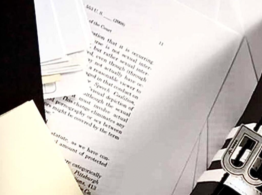 Hidden within the campaign is the 2008 Supreme Court ruling United States v Williams which examined if laws against the promotion of child pornography were in violation of the first amendment. Photo / Twitter/Balenciaga