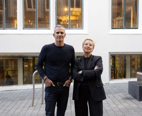 Josh and Helen Emett outside Gilt on Auckland's O'Connell St.
