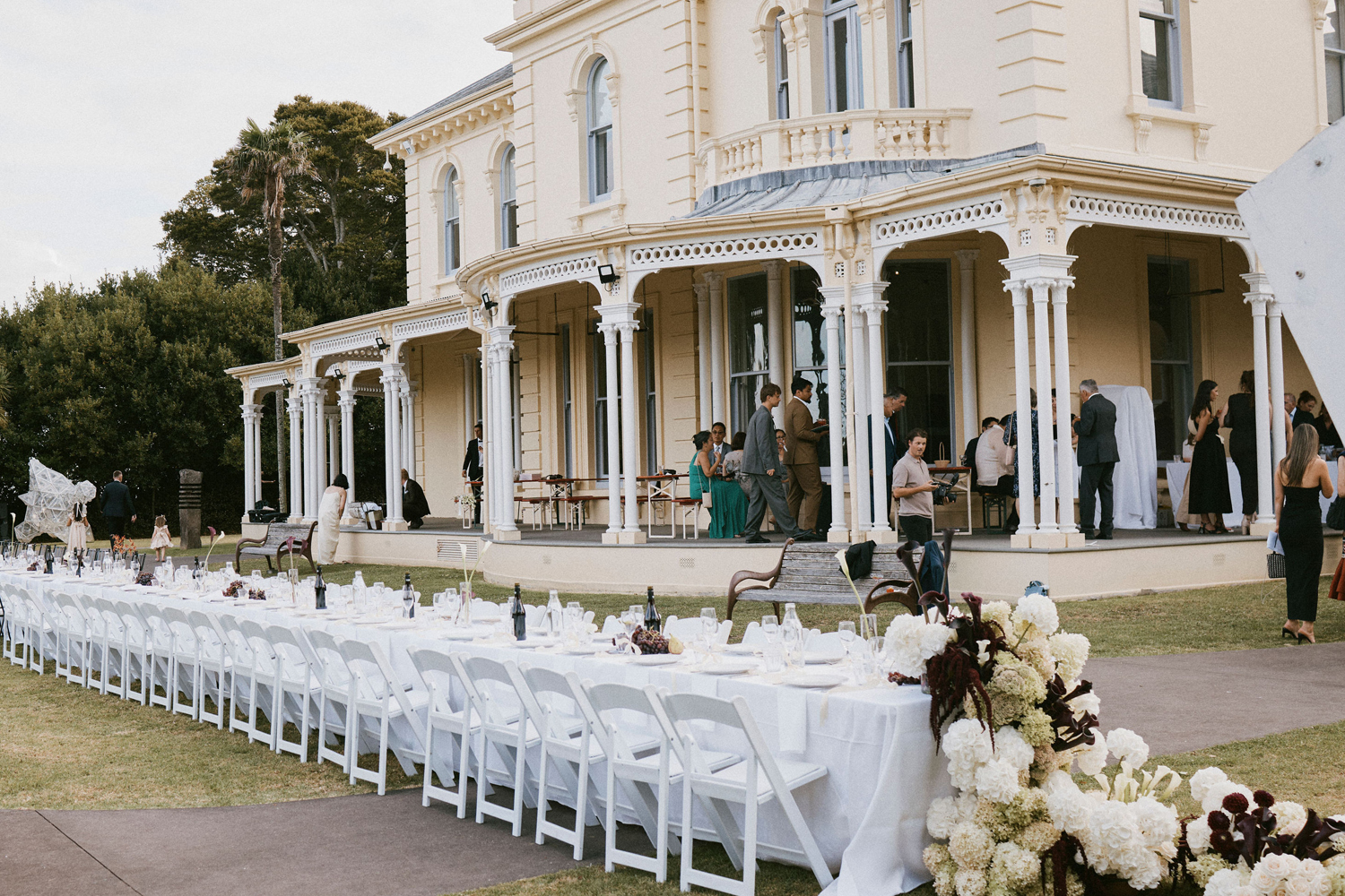 The Pah Homestead was the chosen reception location. Photo / Jonny Scott