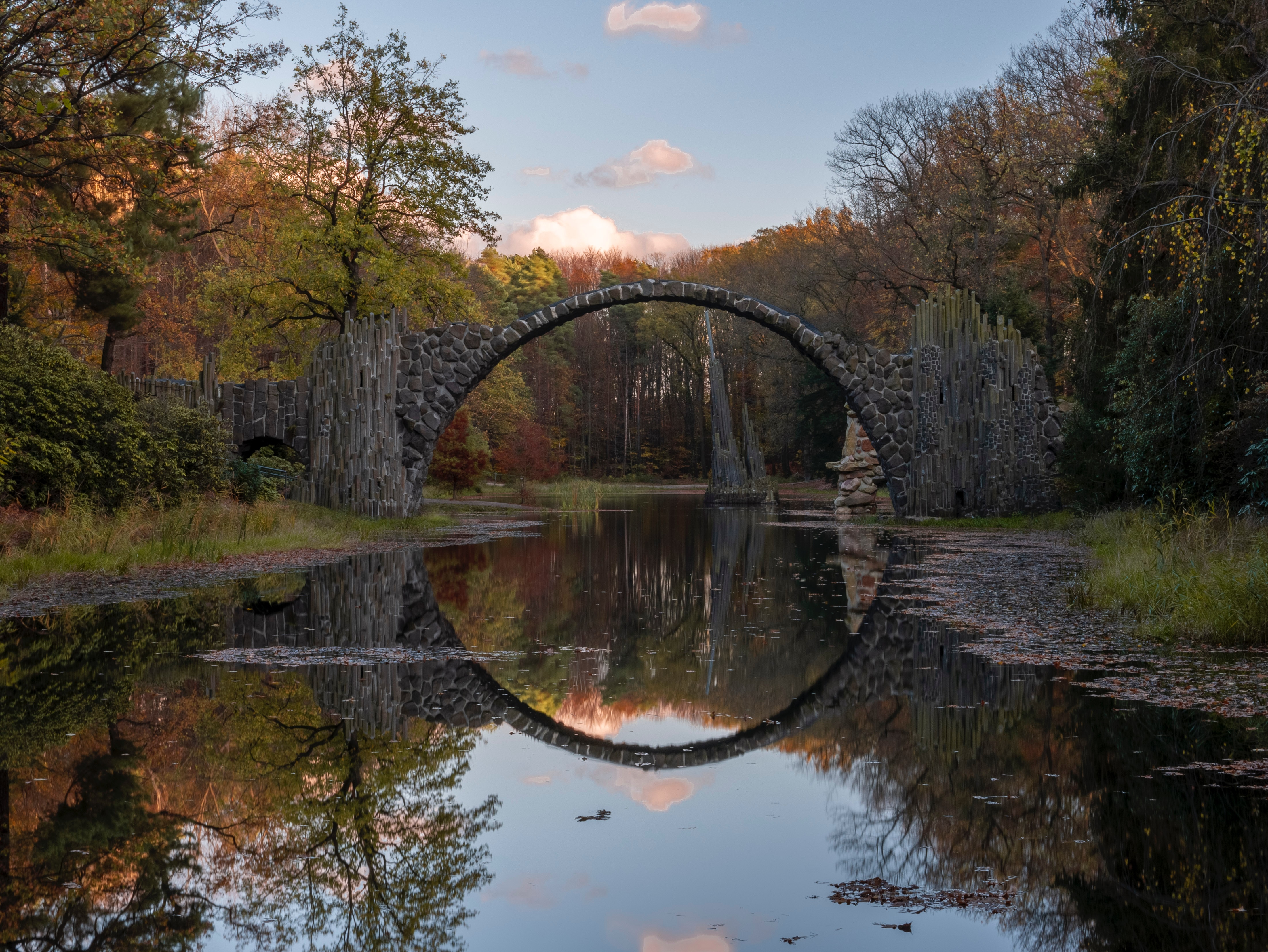 Rakotzbrucke Devil's Bridge in Germany is popular with photographers. Photo / Unsplash