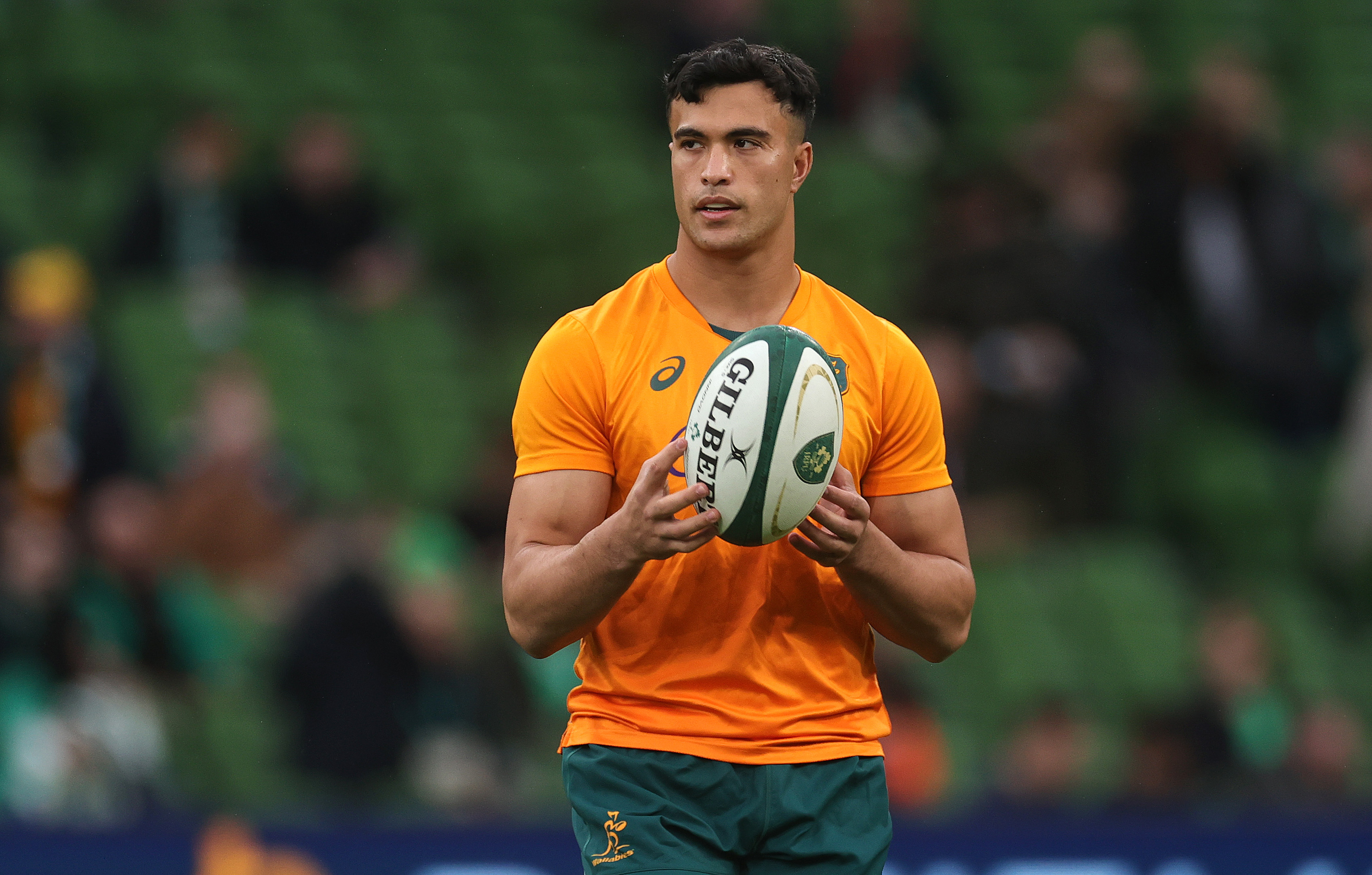 The arrival of Joseph-Aukuso Sua'ali'i in the Wallabies squad has come as interest in rugby rises across the Ditch. Photo / Getty Images