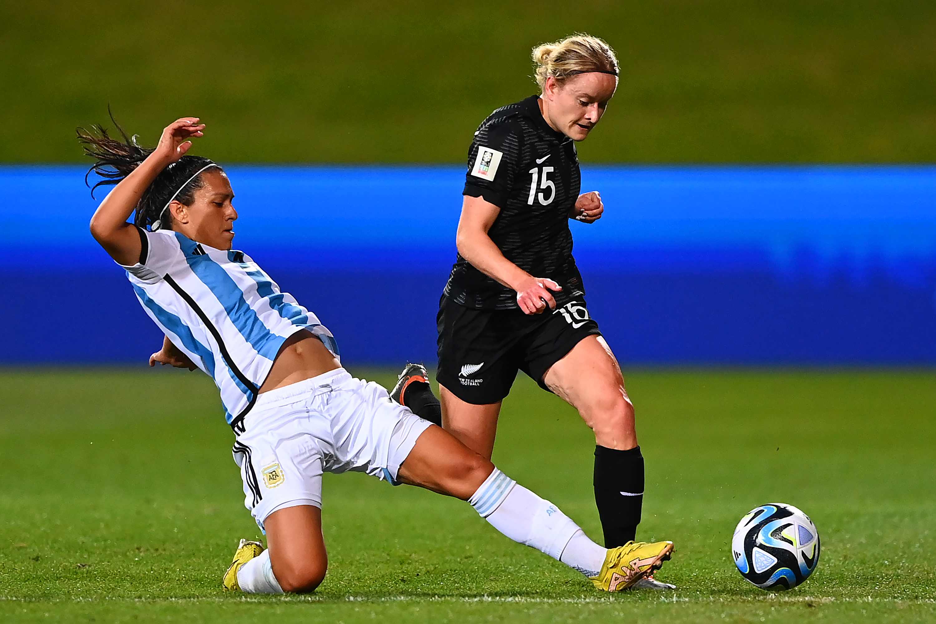 Eliana Stabile of Argentina National Women's soccer team in action