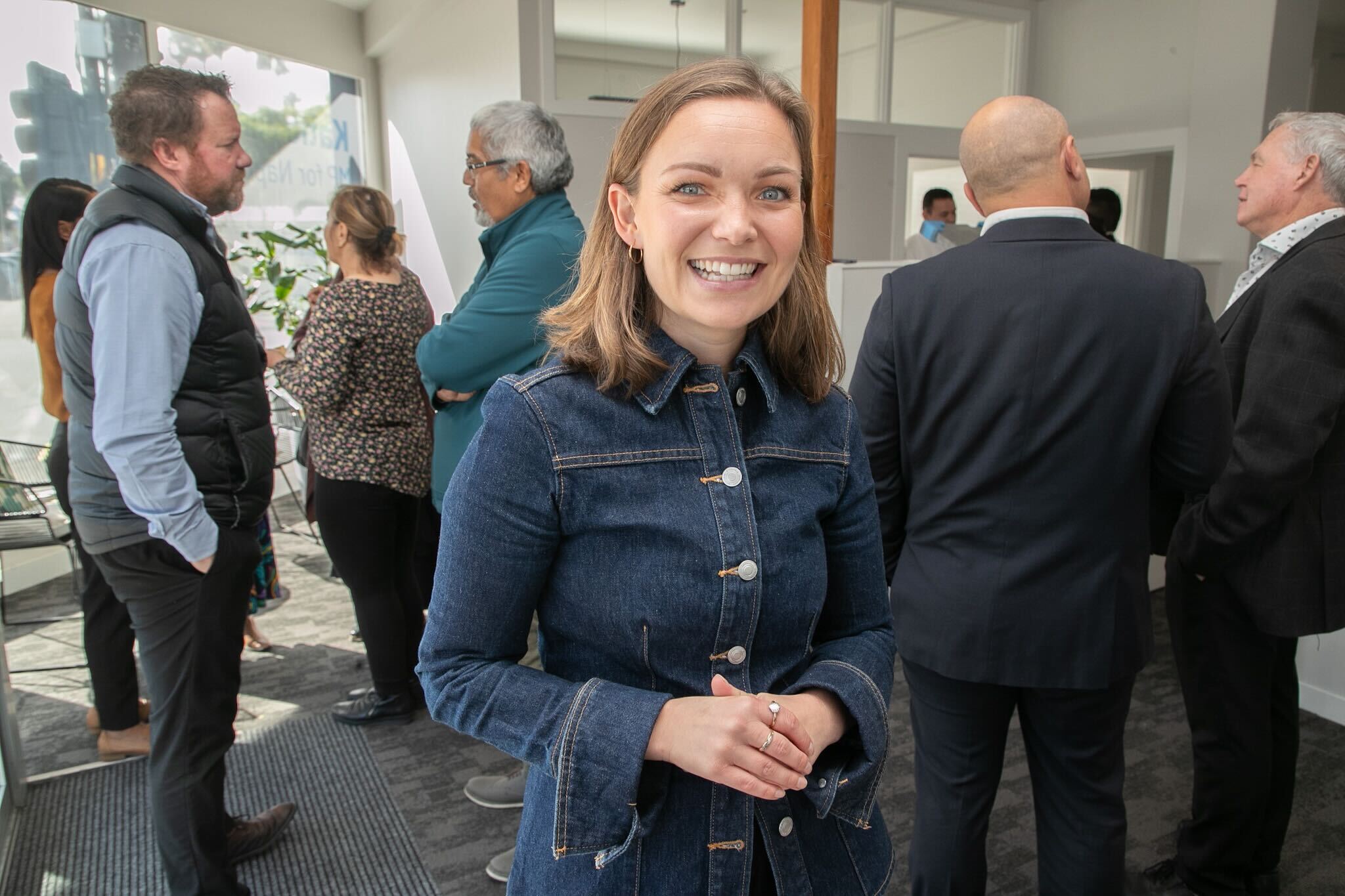 Napier MP Katie Nimon during an official opening of her new electorate office. Photo / Warren Buckland