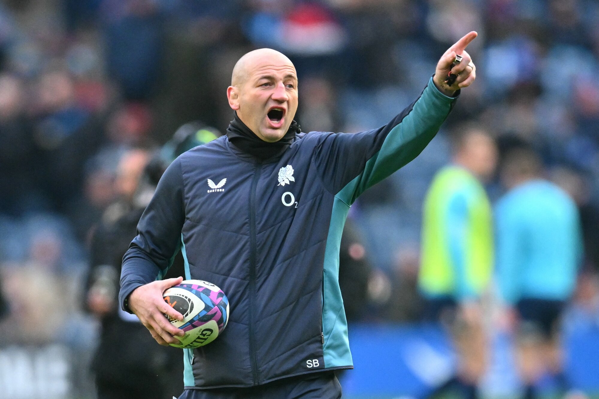 England's head coach Steve Borthwick has watched his side slump in the Six Nations. Photo / AFP