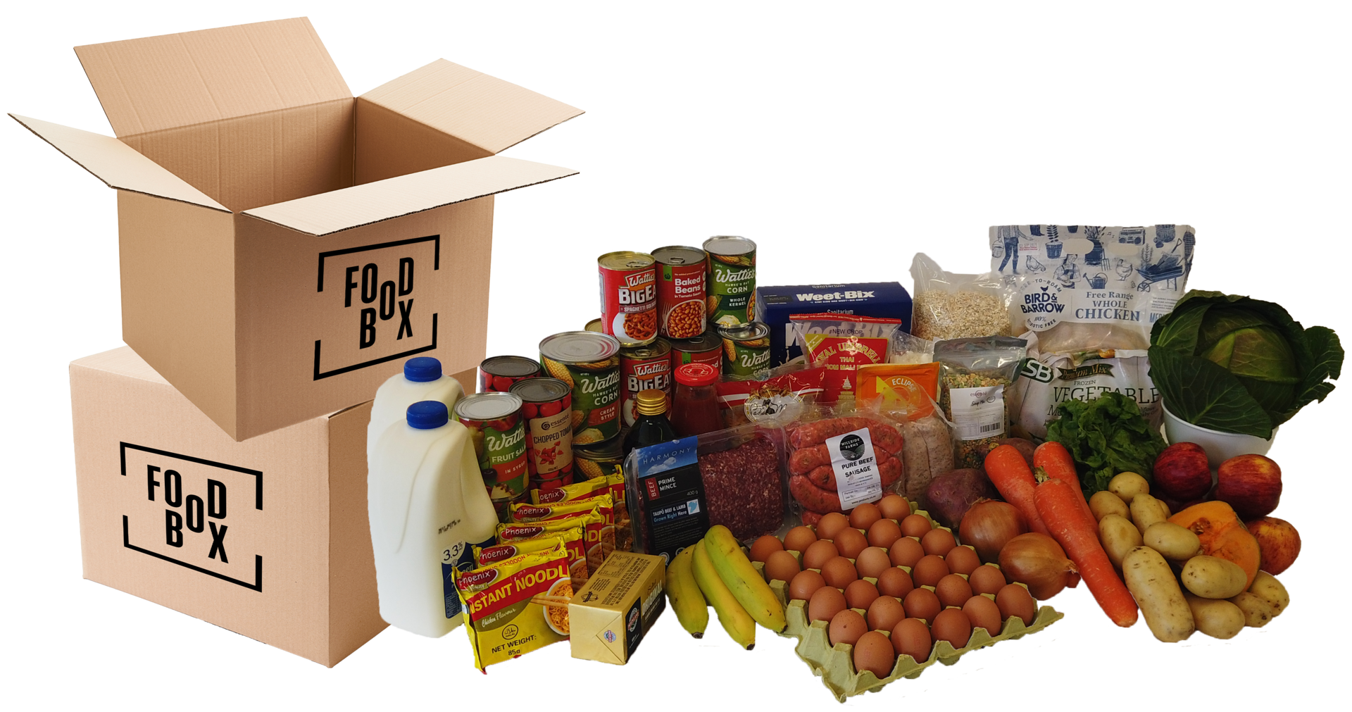 KidsCan is aiming to raise $500,000 to get 2500 Foodboxes out to families in need during lockdown. Photo / Supplied