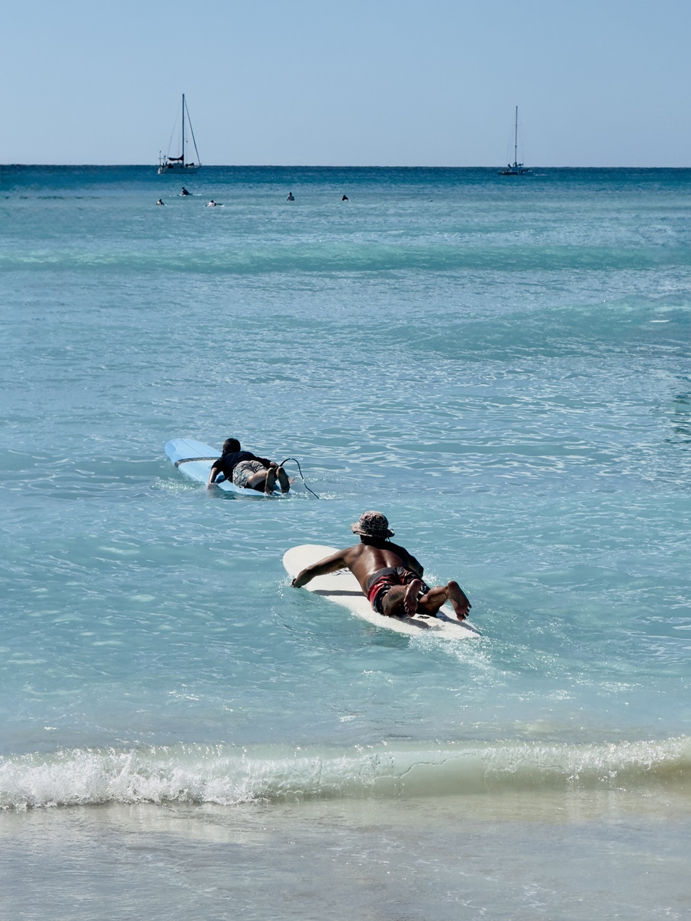 Surfing lessons. Photo / Marissa Findlay