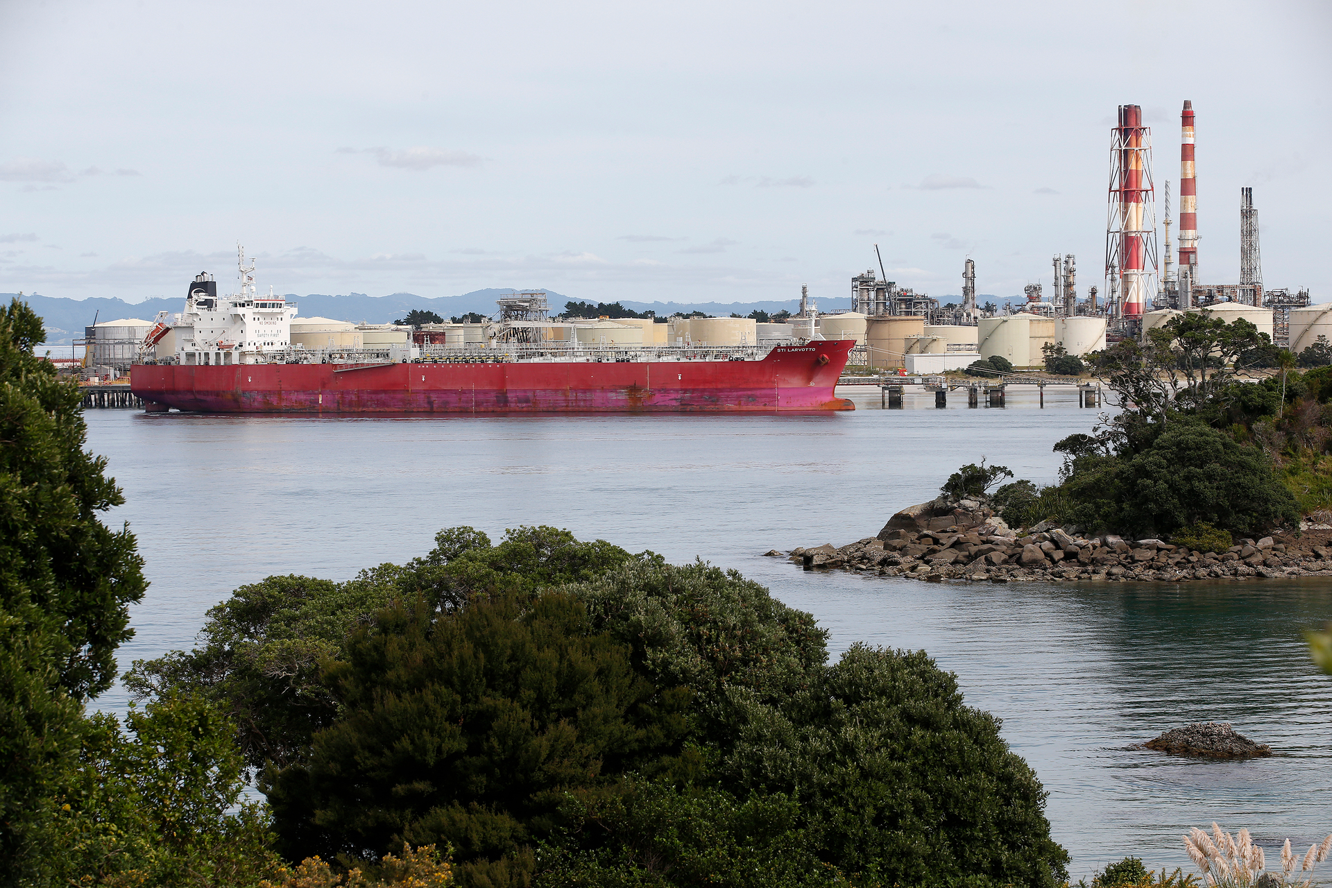 Two major fuel companies have assured Northlanders they'd be enough ships docking into Marsden Pt with fuel supplies.
