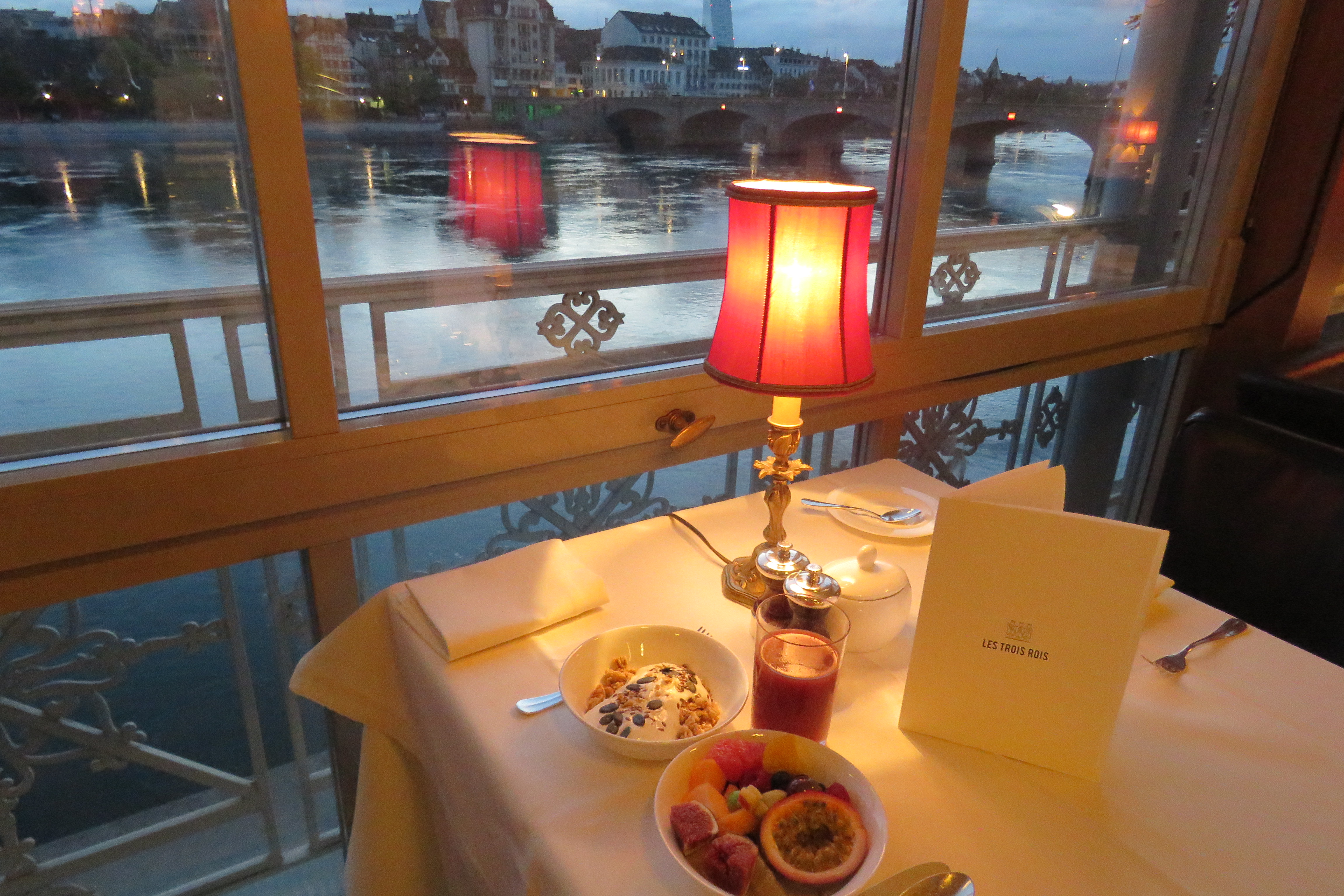 Restaurant Review: Cheval Blanc at The Grand Hotel Les Trois Rois in Basel,  Switzerland