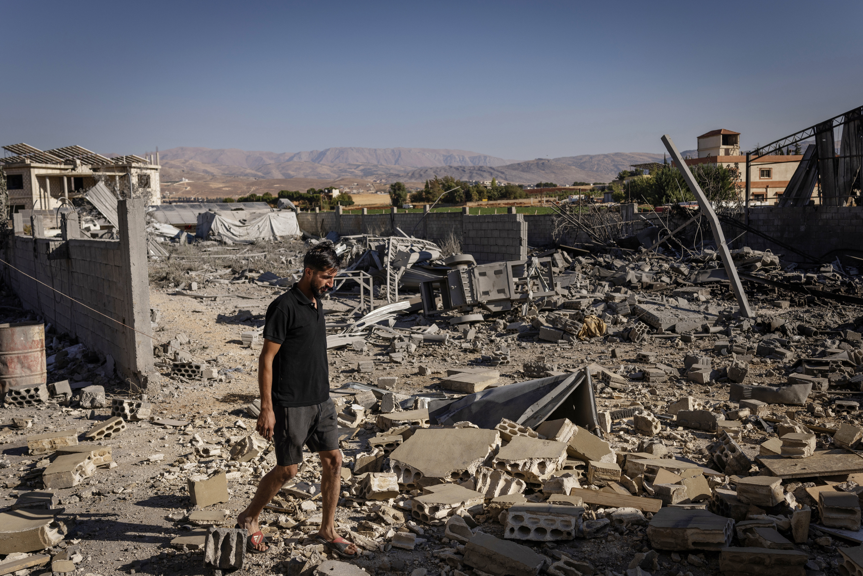 The aftermath of an Israeli strike in Hilaniyeh, Lebanon, last week, part of a bombing campaign that some experts have called one of the most intense in contemporary warfare. Photo / Diego Ibarra S‡nchez, The New York Times