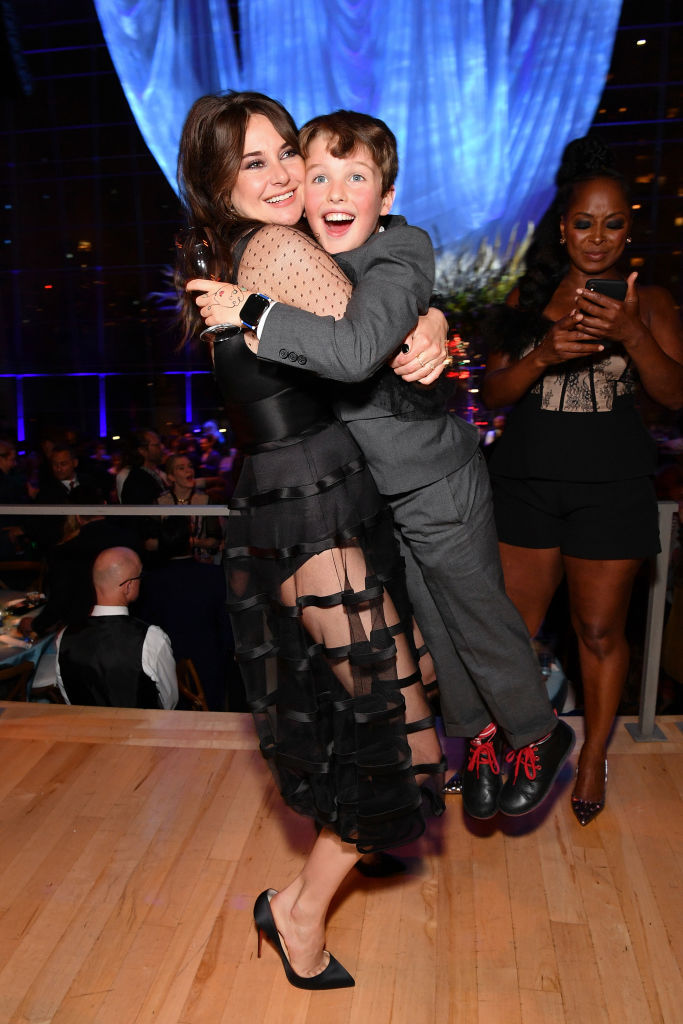 Armitage, with his Big Little Lies on-screen mother, Shailene Woodley. Photo / Getty Images