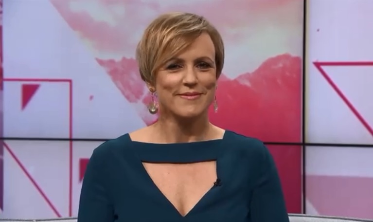 Hilary Barry challenges cleavage criticisms