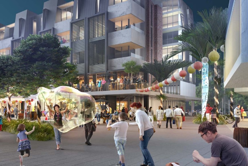 Eke Panuku works on regeneration projects, like Northcote's town centre. Photo / Eke Panuku