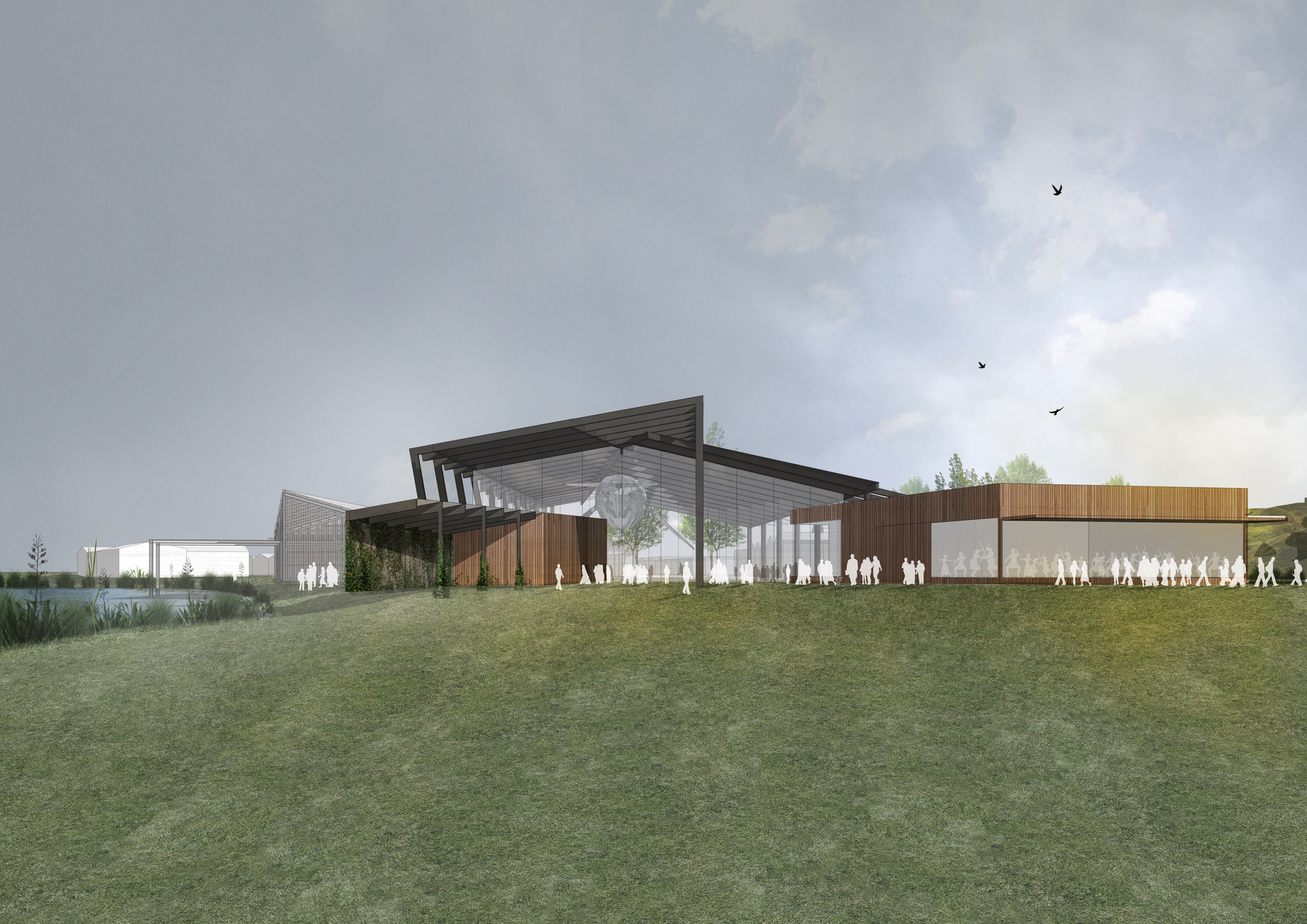 An impression of what stage two of the Hihiaua Cultural Centre will look like.