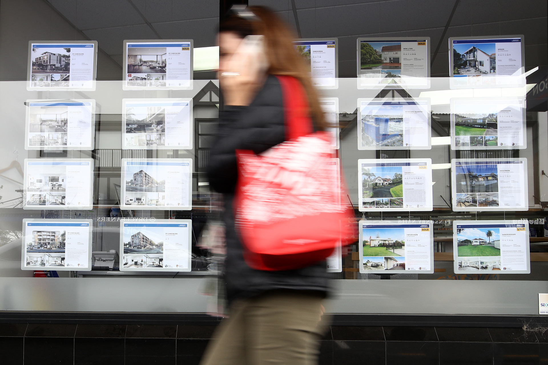 Auckland residential values feel more steeply than national values. Photo / Fiona Goodall
