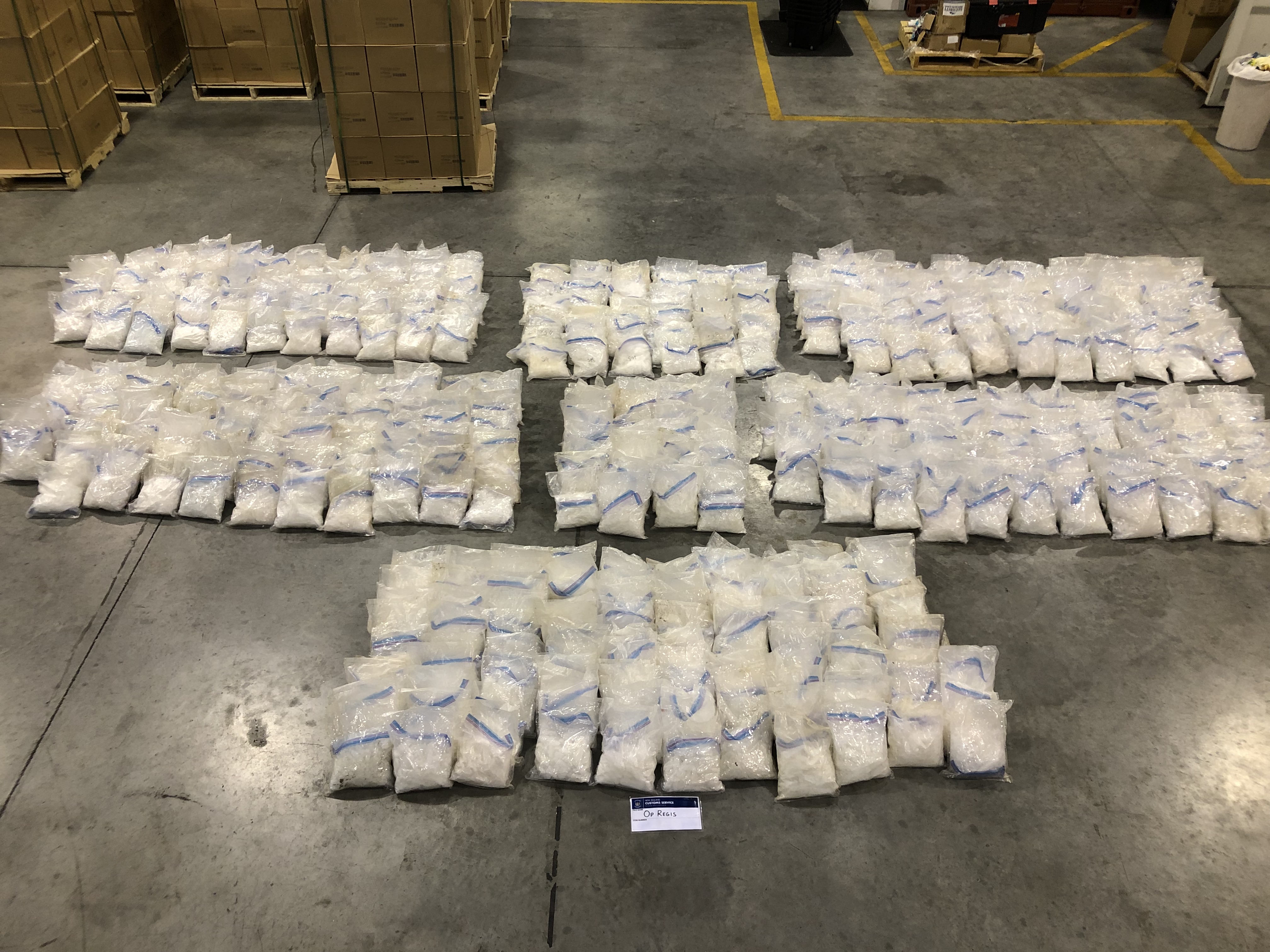 Operation Regis intercepted more than 700kg of methamphetamine. Photo / NZ Police