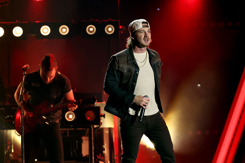 Morgan Wallen performs onstage at the 56th Annual CMA Awards at Bridgestone Arena. Photo / Getty Images