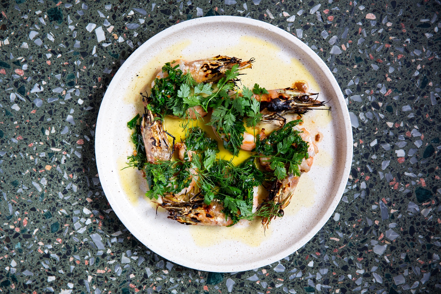 Grilled prawns. Photo / Babiche Martens