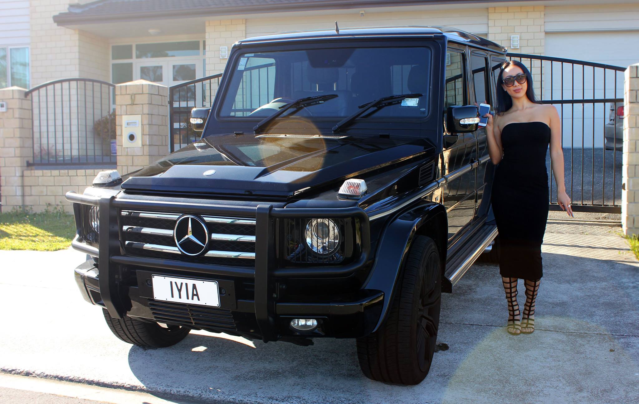 Iyia Liu celebrated her first $3.3 million with a new car. Photo / Facebook