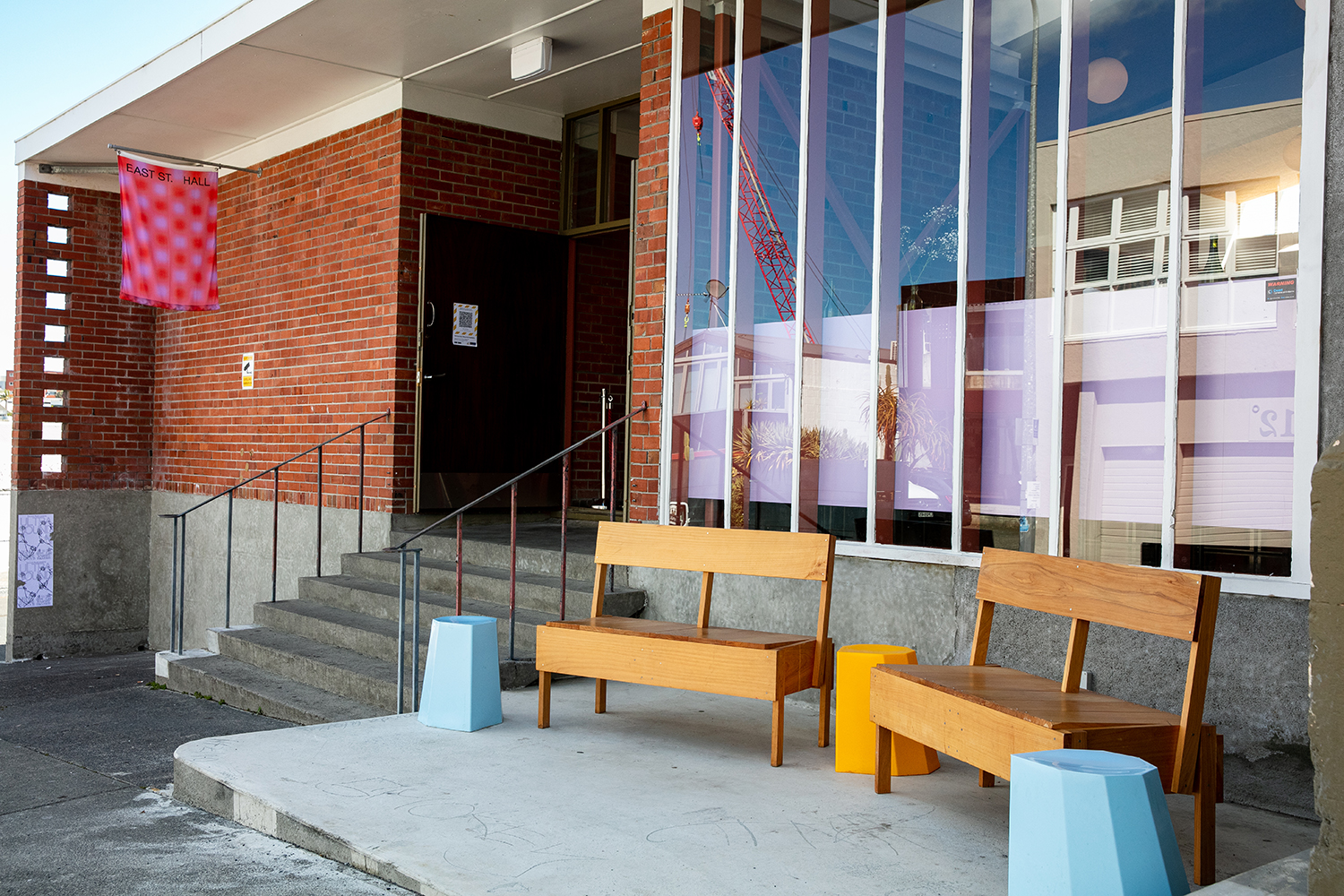A street view of East Street Hall. Photo / Babiche Martens