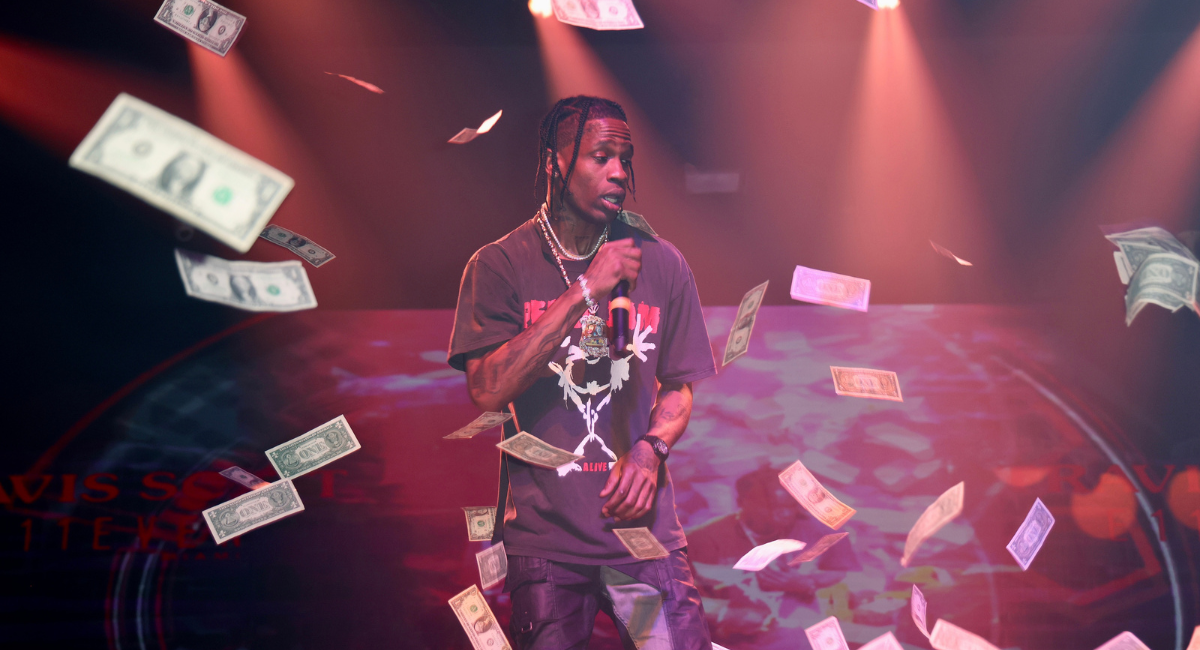 US rapper Travis Scott has rescheduled the date for his Eden Park show one week before he was due to perform. Photo / Getty Images