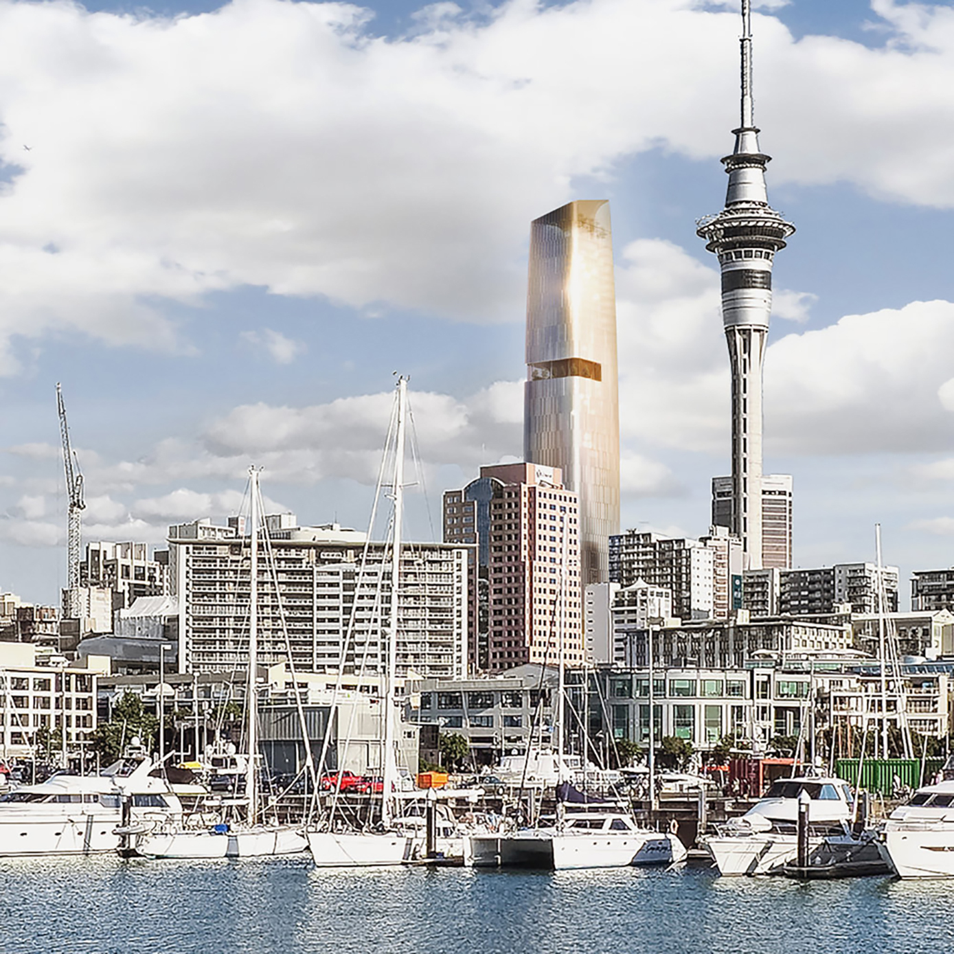 The proposed 55-level 226-unit block to be built at 65 Federal Street central Auckland has now been canned. Photo / Supplied