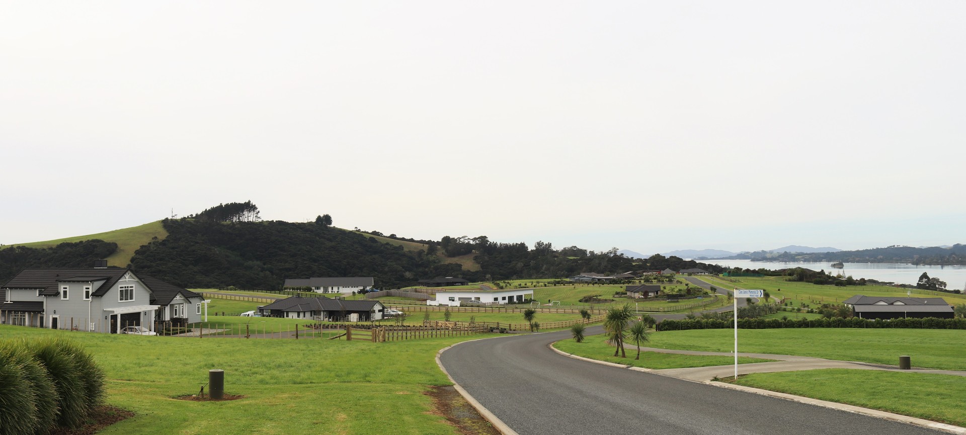 Rules specifying cladding, colours and roofing materials would mean future stages of Rangitane River Park would continue the housing style emerging from stages 1 and 2 (pictured), the developer says. Photo / Peter de Graaf