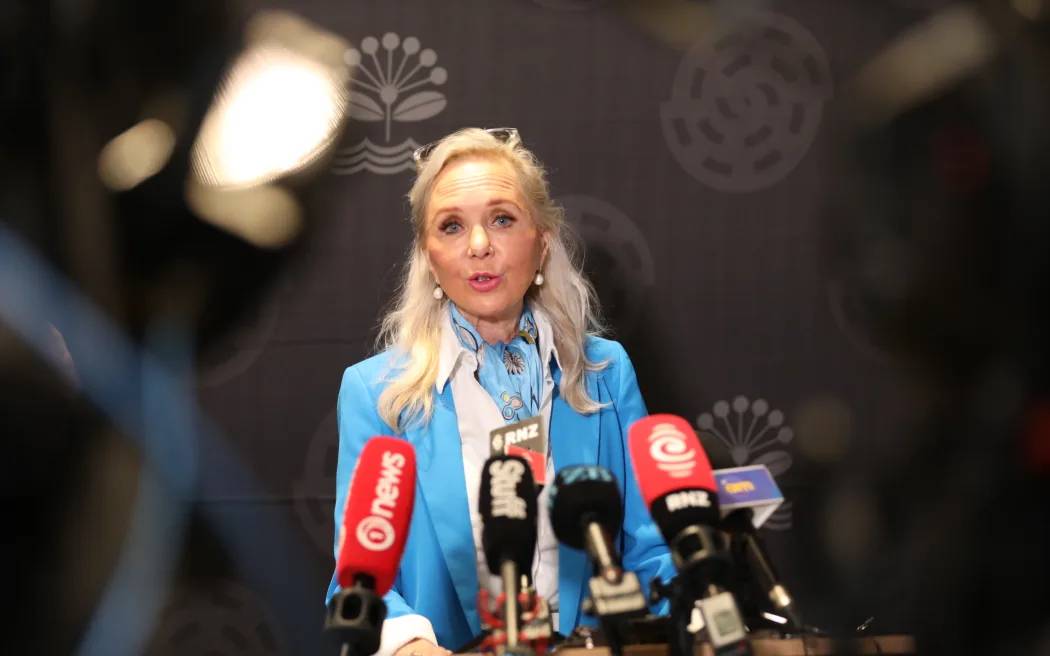 Auckland Deputy Mayor Desley Simpson. Photo / RNZ / Nick Monro