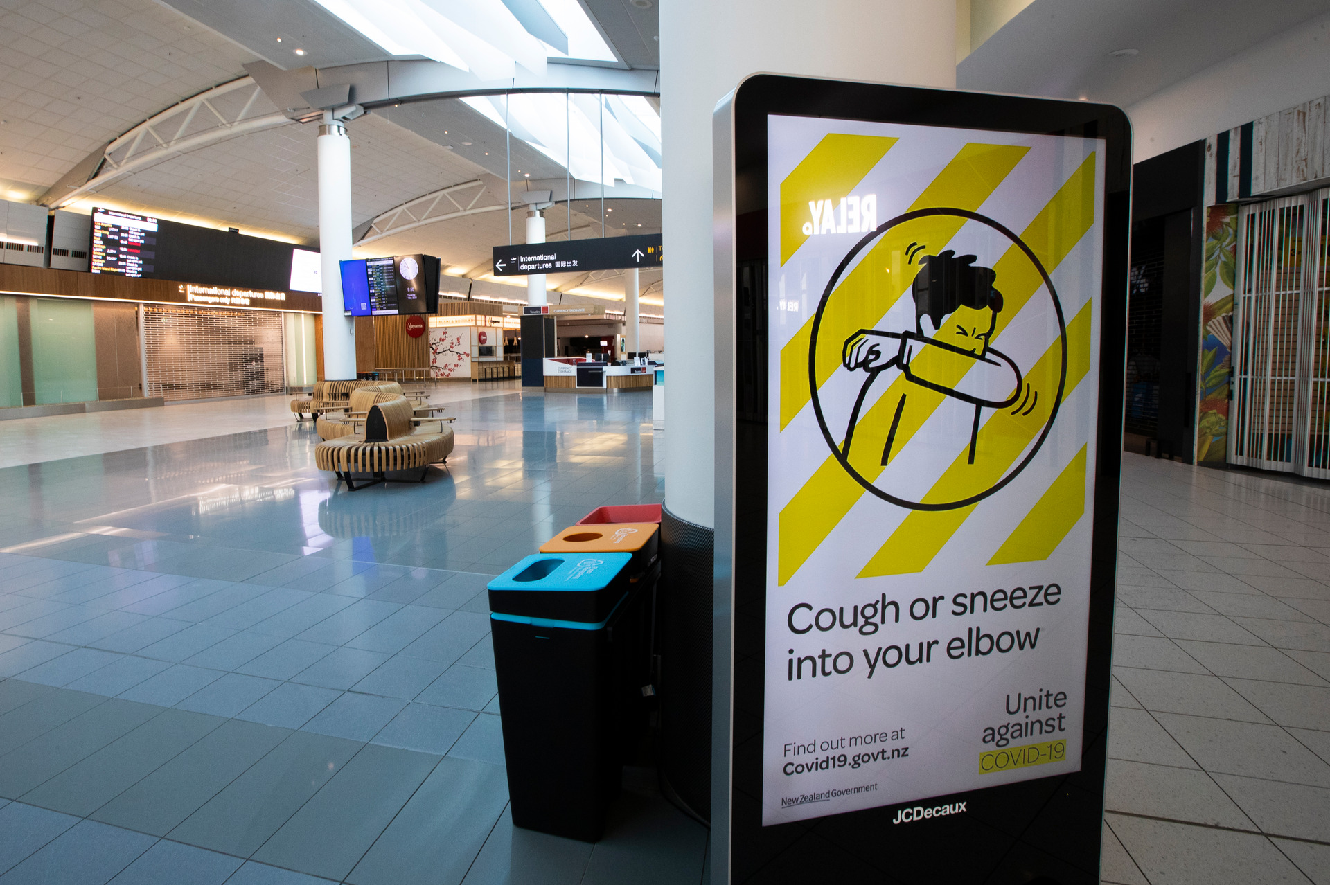 Jacinda Ardern said forcing people into managed isolation or quarantine felt 'huge', even after the borders had already been shut to non-Kiwis, leaving airports empty. Photo / Brett Phibbs