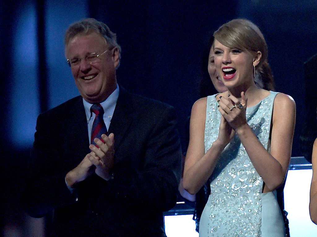 Scott Kingsley Swift and his daughter, honoree Taylor Swift, attend the 50th Academy of Country Music Awards at AT&T Stadium on April 19, 2015 in Arlington, Texas. Photo / Getty Images