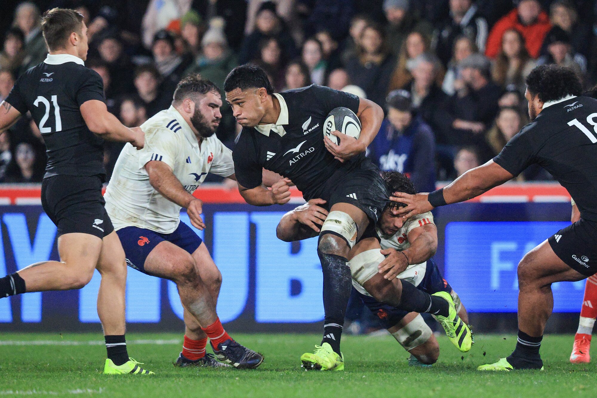 Tupou Vaa'i is expected to be ruled out of the third test against France in Hamilton. Photosport