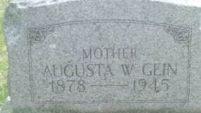 Ed Gein buried his mother in Plainfield Cemetery, Wisconsin with the headstone inscribed