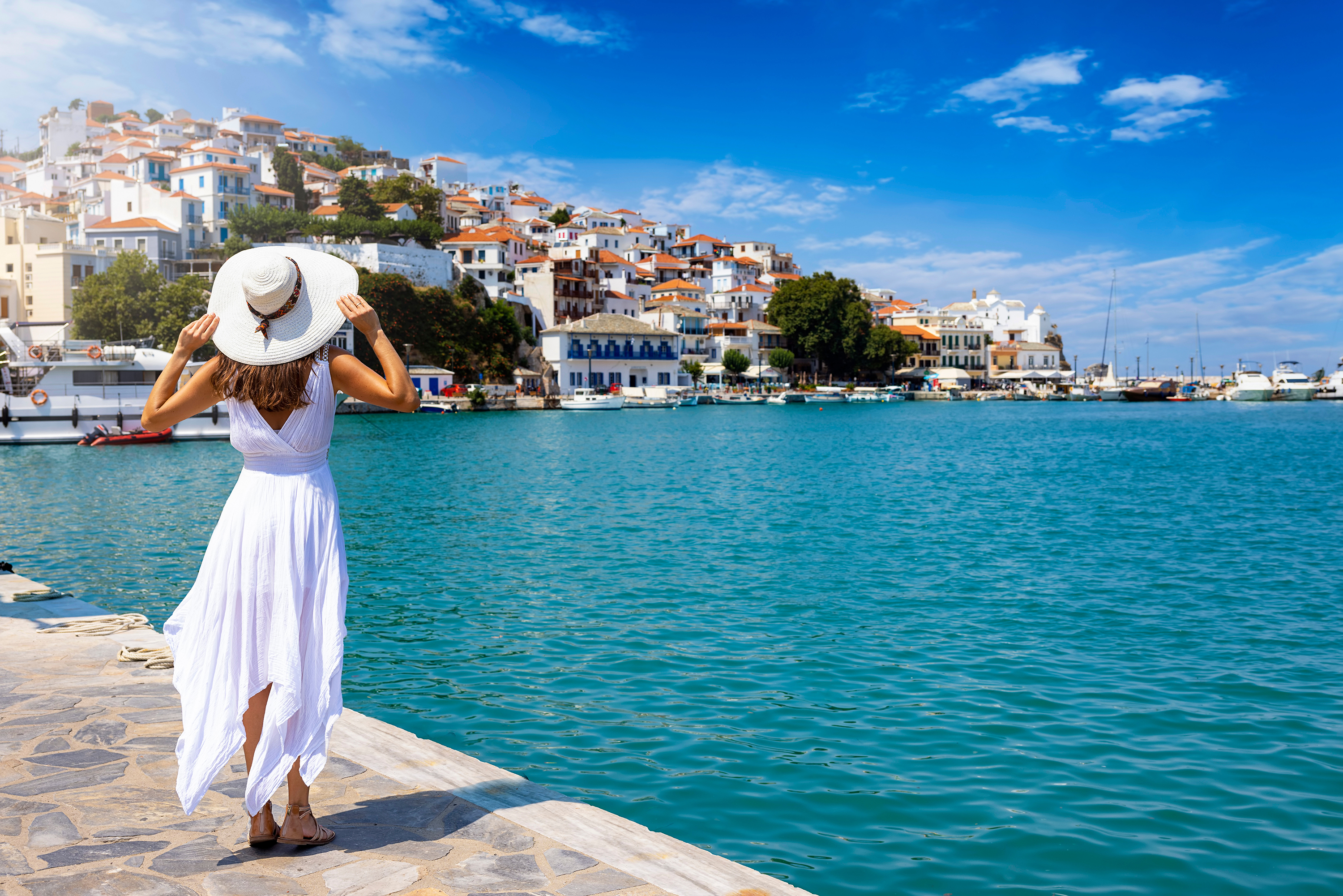 Island hopping in Greece is a firm Kiwi favourite. Photo / 123RF