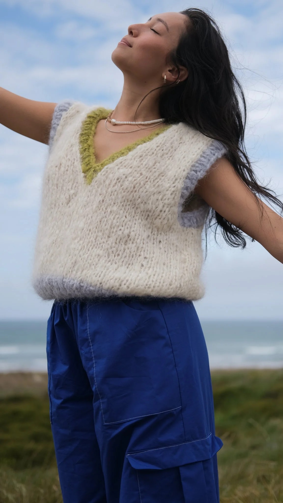 Monday Journal V-neck vest. Photo / Monday Journal