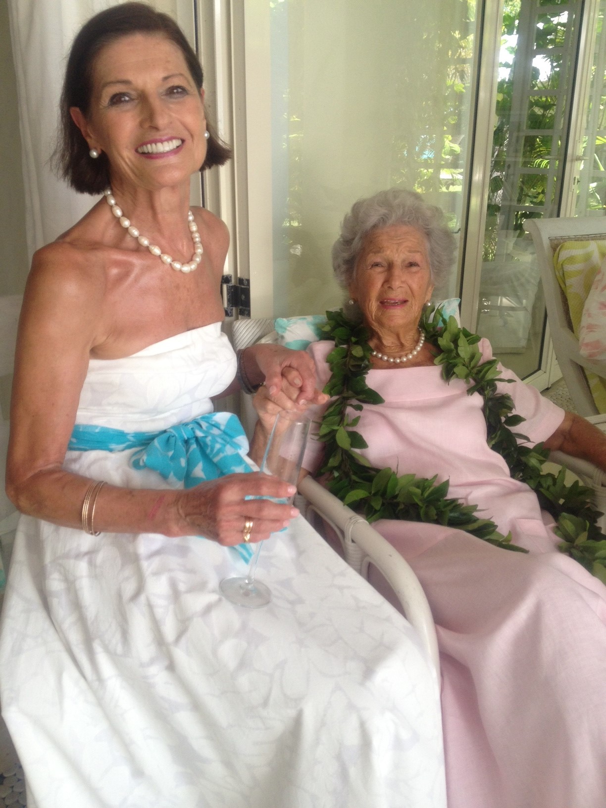 Michal McKay and her mother Eleitino Paddy Walker.
