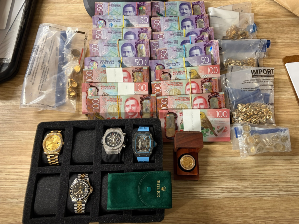 New Zealand Police have made five arrests as part of a co-ordinated transtasman crackdown on outlaw motorcycle gangs. Photo / NZ Police
