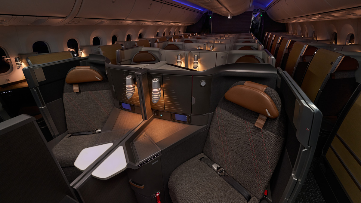 American Airlines says these premium Flagship Suite seats will be available on flights to and from Auckland.