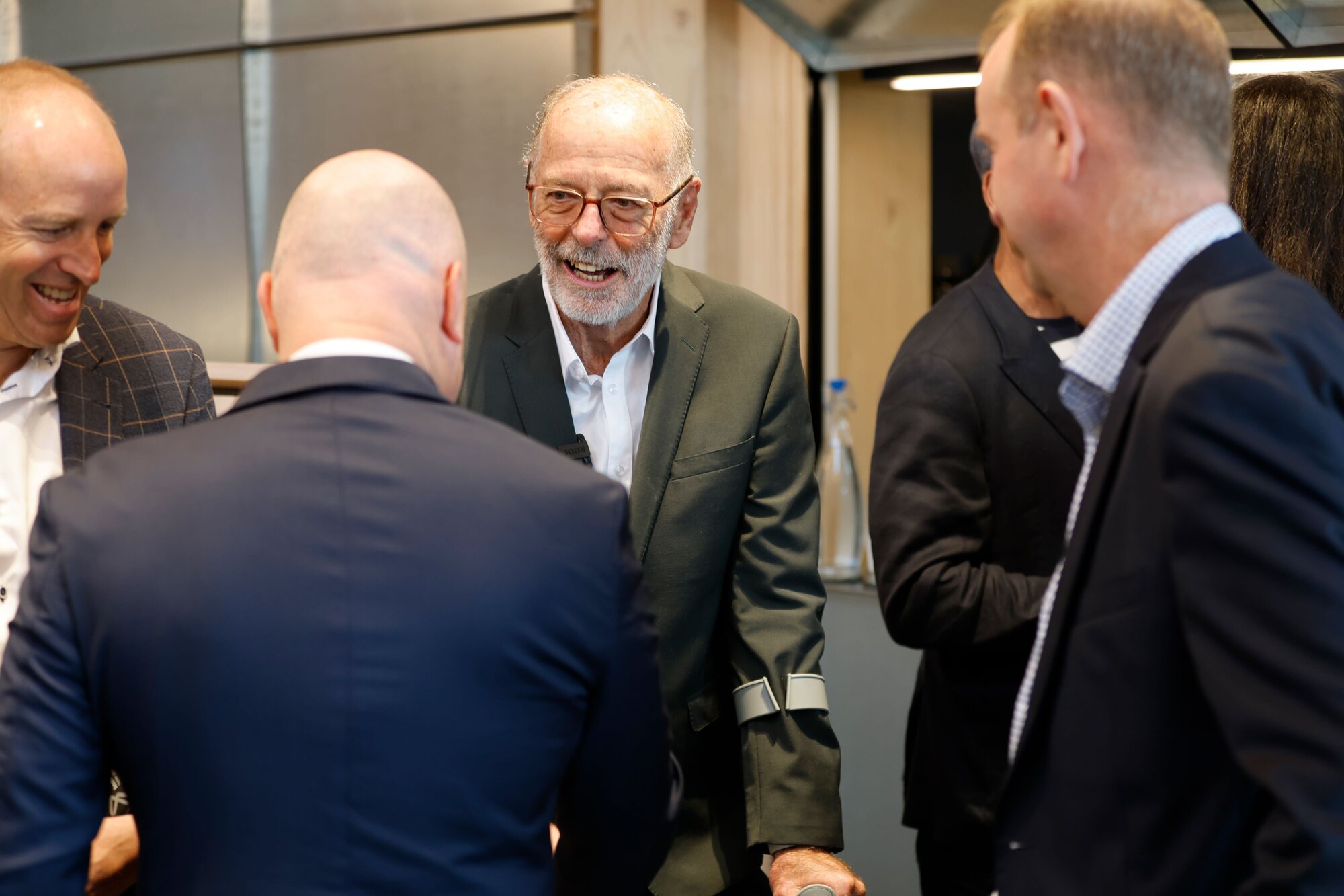  Auckland Mayor Wayne Brown (centre) meets Prime Minister Christopher Luxon for an announcement on the Auckland Deal. Photo / Michael Craig