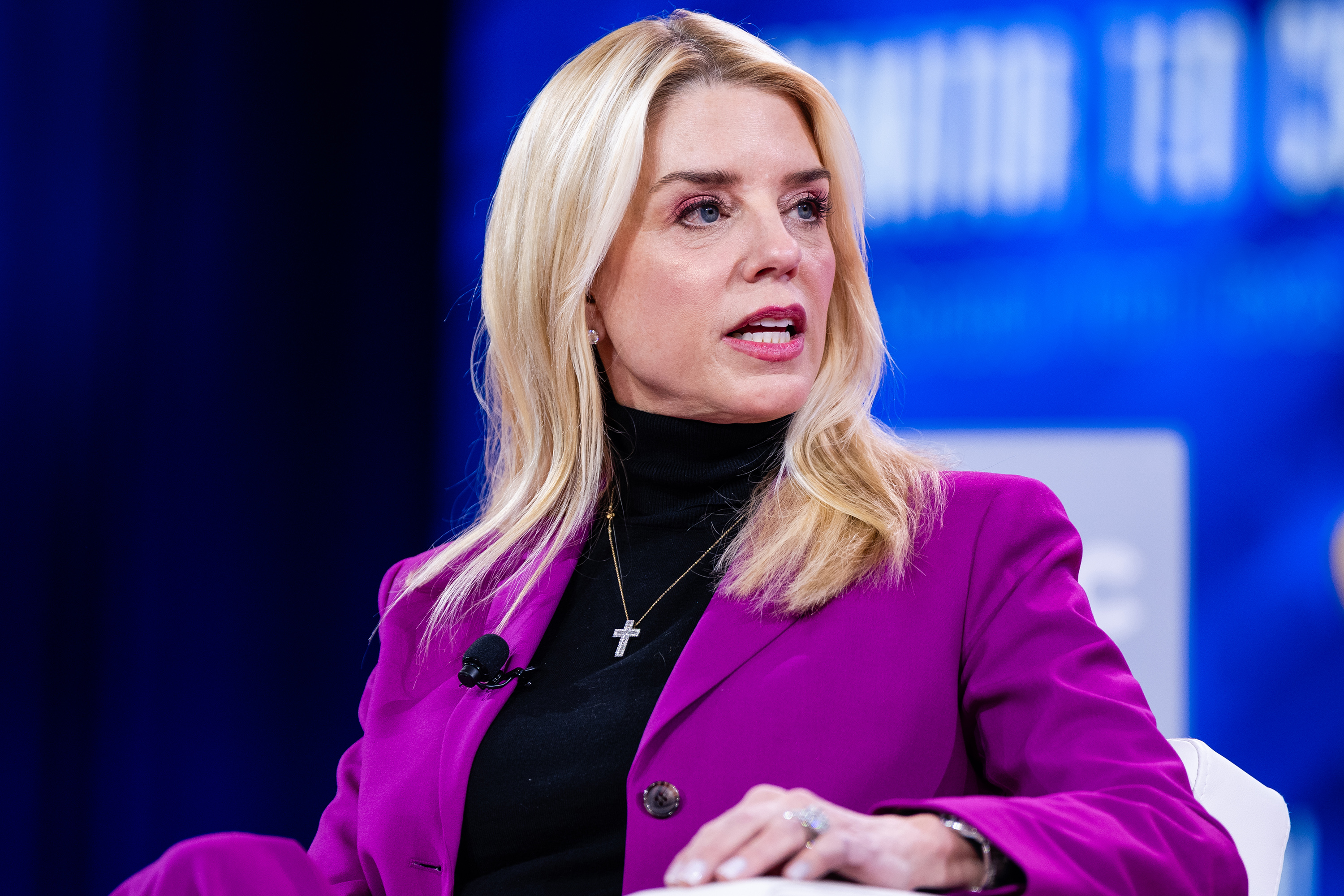 Attorney General Pam Bondi insisted that the disclosure of a military operation in advance on a Signal chat was of less significance than previous Democratic transgressions. Photo / Eric Lee, The New York Times